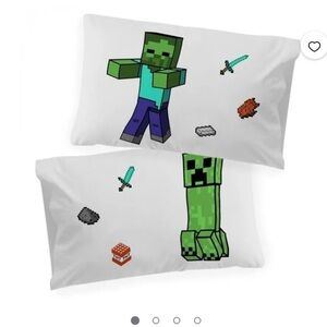 MineCraftft 2 glow in the dark he dark pillow cases